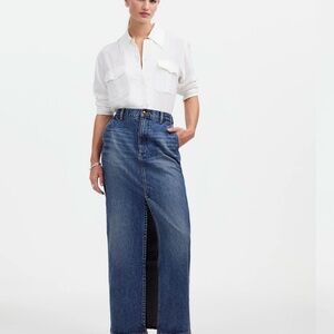 Madewell x Alexa Chung Denim Maxi skirt, Size 31, NWT